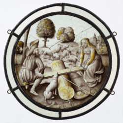 Couple on a Seesaw, Low Countries, 1st half of 16th c. © KIK-IRPA, Brussels